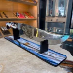 Suporte de Madeira Temática Argentina para 1 Faca – Base Decorativa Exclusiva - Imagem 4